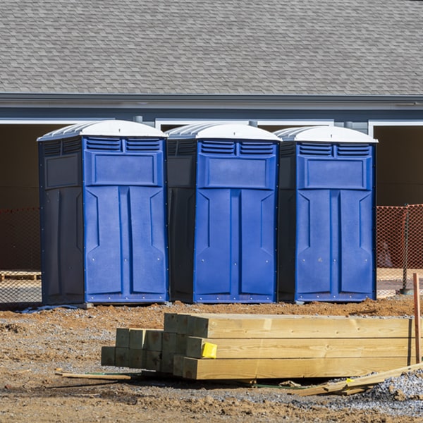 what is the cost difference between standard and deluxe porta potty rentals in Damascus